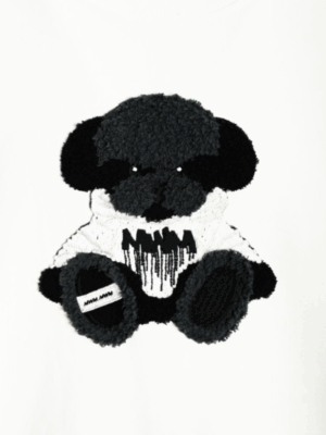 MWM - MIKE PINK TEDDY SWEATSHIRT WHITE - Image 2