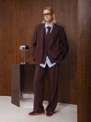 ARPYES - INNOCENT BLAZER WINE PURPLE