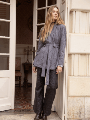 NIDODILEDA - GUARDIAN JACKET DRESS GREY