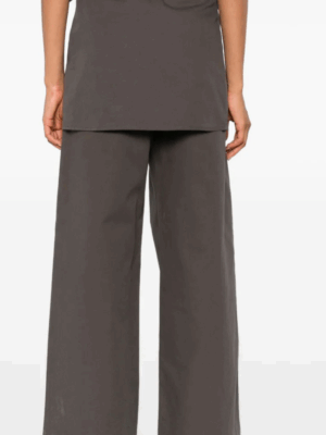 ELEH - WRAP-EFFECT LAYERED TROUSERS - Image 3