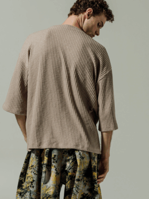 DANTE - MIRATH T-SHIRT TEXTURED BEIGE - Image 3