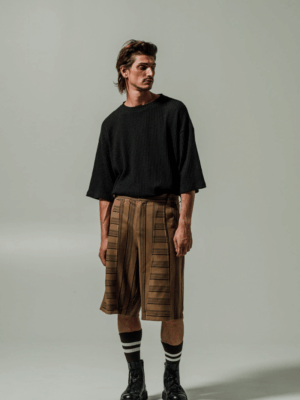 DANTE - MIRATH T-SHIRT TEXTURED BLACK - Image 3