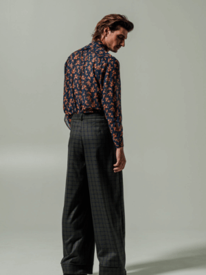 DANTE - PACE PANTS PLAID BLUE - Image 4