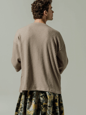 DANTE - MIRATH T-SHIRT TEXTURED BEIGE - Image 4