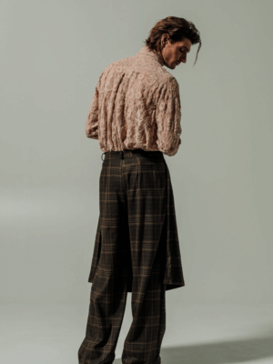 DANTE - ARMONIA PANTS PLAID BROWN - Image 5