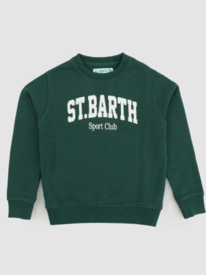 MC2 SAINT BARTH - BLUE NAVY/GREEN SWEATSHIRT SOHO ST BARTH SPORT - Image 5