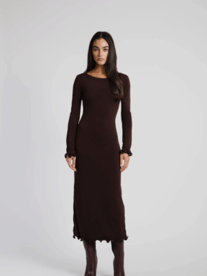 STUDIO83 - MAXI DRESS BROWN