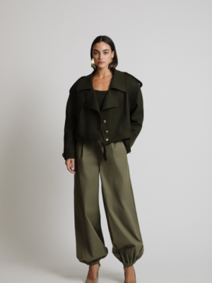 STUDIO83 - VERA WOOL JACKET KHAKI