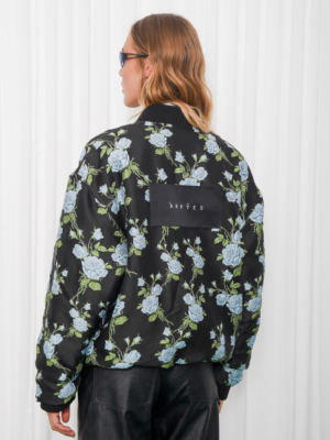 ARPYES - MORE OVERSIZED BOMBER JACKET LIGHT BLUE