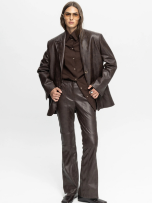 BLACK&BLACK - OVERSIZED LEATHER JACKET