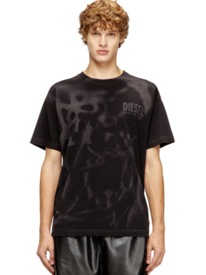 DIESEL - T-NORM T-SHIRT WITH LASER PRINT