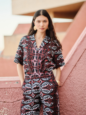 DEVOTION TWINS - COTTON SHIRT WITH PRINT