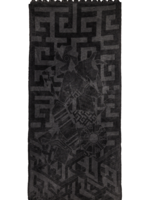 AMES THE BAGS - TOWEL 3D MINO BLACK/BEIGE