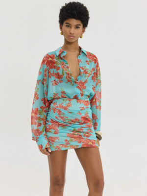 HEMITHEA - APEROL SKIRT IN AQUA