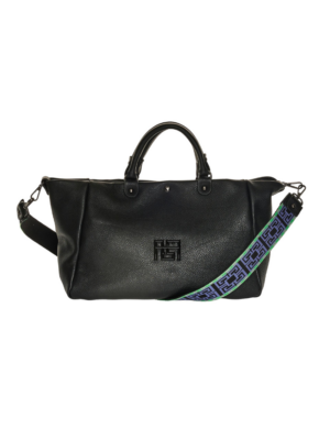 AMES THE BAGS - IRIS MEDIUM BLACK LEATHER
