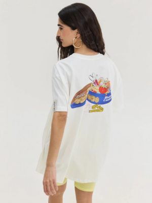 HEMITHEA - CHEETAH T-SHIRT OFF WHITE SEWING BOX