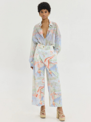 HEMITHEA - AVA PANTS IN LIGHT BLUE