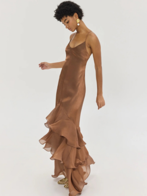 HEMITHEA - OLSI DRESS BROWN