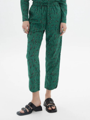 BLACK&BLACK - CROPPED DRAWSTRING TROUSERS