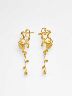 KALEIDO - CALLA LILLY EARRINGS GOLD