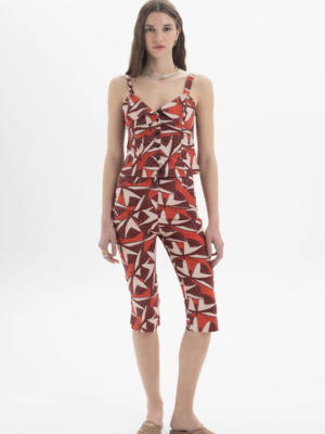 BLACK&BLACK - BUTTON-FRONT CAMI TOP