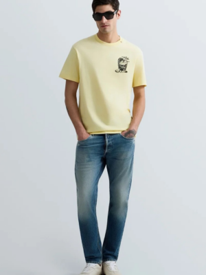 REPLAY - COCKTAIL-PRINT JERSEY T-SHIRT