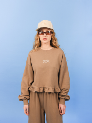 ARPYES - EASY LIVING SWEATER BROWN