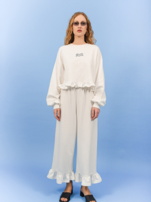 ARPYES - EASY LIVING SWEATPANTS WHITE