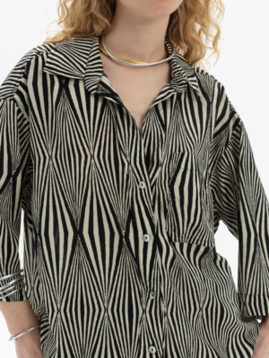 BLACK&BLACK - RELAXED PRINTED SHIRT