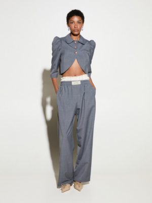 MILKWHITE - CROP BLAZER