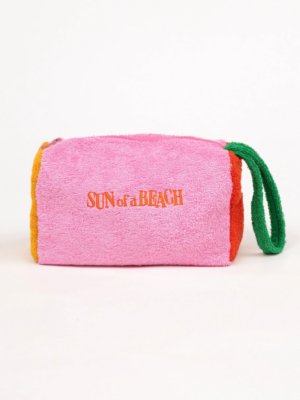 SUN OF A BEACH - MULTI BUBBLEGUM COSMO POUCH