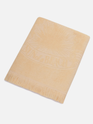 SUN OF A BEACH - MONOCHROME BEACH TOWEL VANILLA