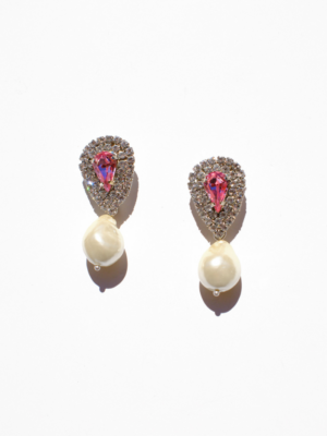 KALEIDO - BAMBOLA EARRINGS GOLD/PINK