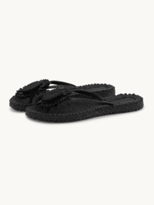 ILSE JACOBSEN - FLOWER FLIP FLOPS BLACK