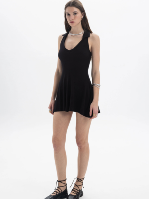 BLACK&BLACK - F COLLARED MINI DRESS