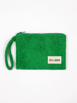 SUN OF A BEACH - LITTLE WATERPROOF POUCH WASABI