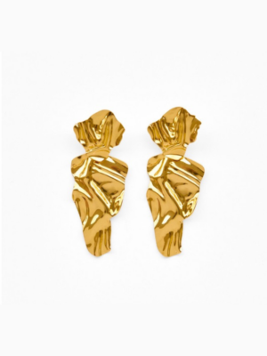 KALEIDO - SCULPTURE EARRINGS GOLD