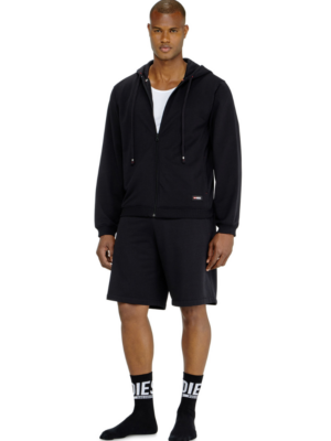 DIESEL - HOODIE IN PEACHED COTTON BLEND