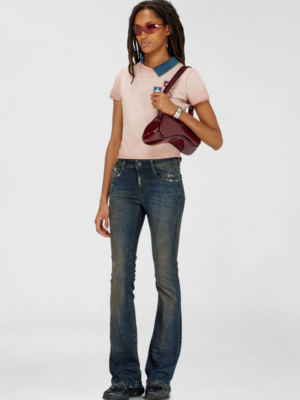 DIESEL - BOOTCUT JEANS LOW WAIST 1969 D-EBBEY