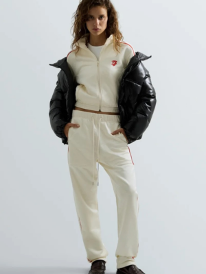 REPLAY - SATIN-FINISH TRACKSUIT BOTTOMS