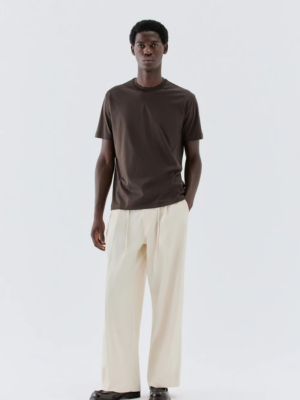 I'M BRIAN - COTTON T-SHIRT BROWN