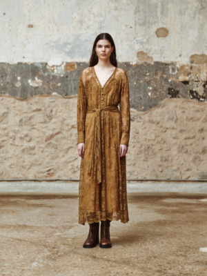 DEVOTION TWINS - BRONZE LACE DRESS