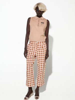 MILKWHITE - KNIT TOP BEIGE