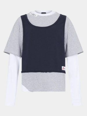 DSQUARED2 - LAYERED2 BREEZY FIT T-SHIRT