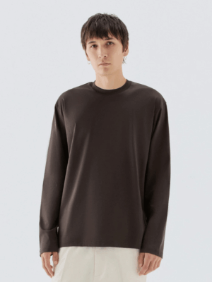 I'M BRIAN - LONG SLEEVE T-SHIRT BROWN