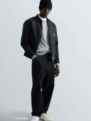 REPLAY - WAXED COTTON TWILL JACKET