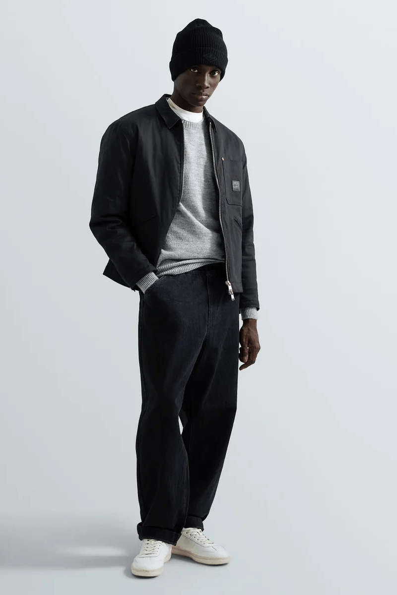 REPLAY - WAXED COTTON TWILL JACKET 1 REPLAY - WAXED COTTON TWILL JACKET