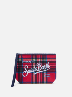 MC2 SAINT BARTH - ALINE POCHETTE WITH TARTAN PRINT