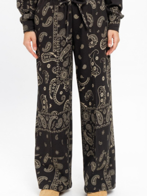 BLACK&BLACK - WIDE-LEG COTTON TROUSERS