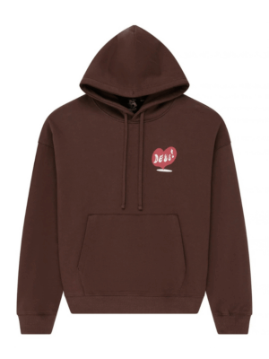DEUS EX MACHINA - DEEP CUT HOODIE BROWN